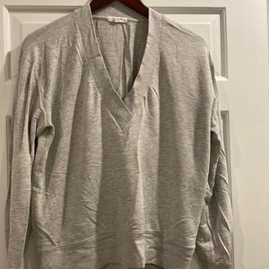 Rag and bone woman’s grey sweatshirt tee size small